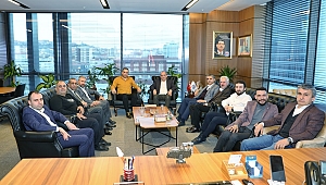GENEL BAŞKAN YARDIMCISI KÜÇÜKDEVLET METİN ATAKAN VE YÖNETİMİNİ AĞIRLADI