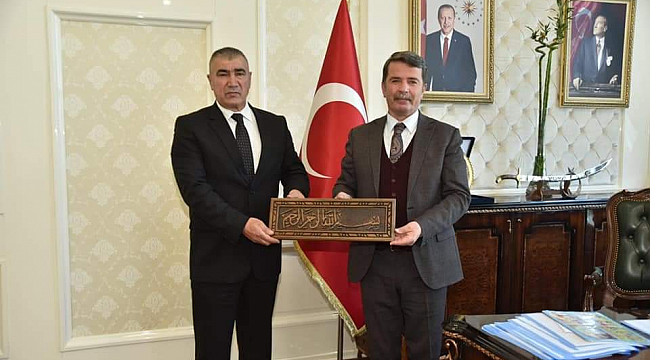 GÖKSUNLULAR DERNEĞİNDEN TÜRKOĞLU BELEDİYE BAŞKANI OKUMUŞ'A ZİYARET