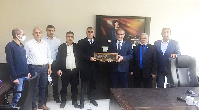 GÖKSUN'LULAR DERNEĞİNDEN SGM MÜDÜRÜ AKBABA'YA ZİYARET