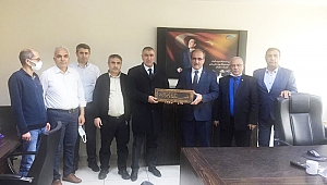 GÖKSUN'LULAR DERNEĞİNDEN SGM MÜDÜRÜ AKBABA'YA ZİYARET