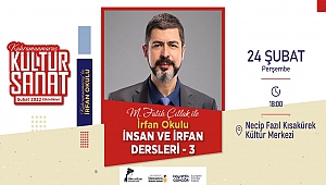 YAZAR ÇITLAK’LA ‘İNSAN VE İRFAN DERSLERİ’