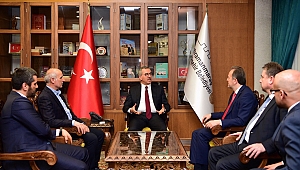BAŞKAN GÜNGÖR BİK GENEL MÜDÜRÜ DURAN’I AĞIRLADI