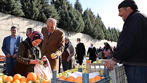 BAŞKAN OKAY’DAN SEMT PAZARI ZİYARETİ