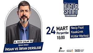 FATİH ÇITLAK’LA ‘İNSAN VE İRFAN DERSLERİ’