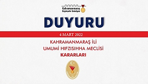 İL UMUMİ HIFSIZSIHA MECLİS KARARI