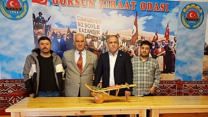 KIBRIS BÜYÜKKIZILCIK GÖKSUN MARAŞ'LILAR DERNEK BAŞKANI KOÇKAT'TAN BAŞKAN CÜCE'YE ZİYARET