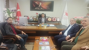 KKTC K.MARAŞ'LILAR DERNEK BAŞKANI KOÇKAT'TAN TARIM İL MÜDÜRÜ RAMAZAN BİLİR'E HAYIRLI OLSUN ZİYARETİ