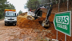 SEYİR TERASI’NIN YOLU GENİŞLETİLİYOR