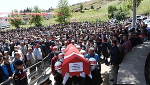 BAKAN VAHİT KİRİŞÇİ ŞEHİT FURKAN GÖK'ÜN ACISINA ORTAK OLDU