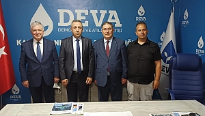 HAZİNE ESKİ MÜSTEŞARI DEVA PARTİLİ ÇANAKÇI ŞEHRİMİZİ ZİYARET ETTİ