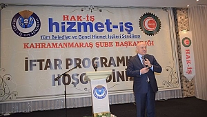 K.MARAŞ HİZMET İŞ SENDİKASI İFTARDA ÜYELERİYLE BİR ARAYA GELDİ
