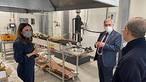 Rektör Prof. Dr. Niyazi Can, Bor Araştırma Enstitüsünü Ziyaret Etti