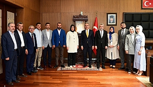 BAŞKAN GÜNGÖR MİLLETVEKİLİ SAMANCI’YI AĞIRLADI