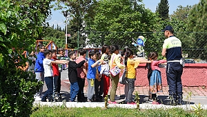 DULKADİROĞLU’NDA İLKÖĞRETİM ÖĞRENCİLERİNE UYGULAMALI TRAFİK EĞİTİMİ