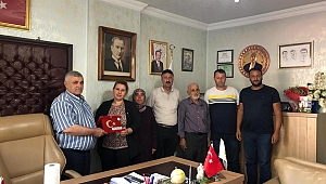 ANADOLU ŞEHİT AİLELERİ DERNEĞİ'NDEN BAŞKAN KUZU'YA TEŞEKKÜR ZİYARETİ