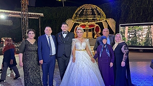 ŞEHRİMİZİN EŞRAF AİLESİNDEN GENÇ AİLESİNİN MUTLU GÜNÜ