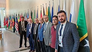 ÜNİVERSİTEMİZ REKTÖRÜ PROF. DR. NİYAZİ CAN VE KSÜ ÖĞRETİM ELEMANLARI AZERBAYCAN’DA GERÇEKLEŞTİRİLEN VII. ULUSLARARASI SOSYAL BİLİMLER KONGRESİNE KATILDI