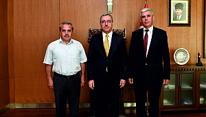 BAŞKAN ALKIŞ VE ACER'DEN BAŞKAN GÜNGÖR'E ZİYARET