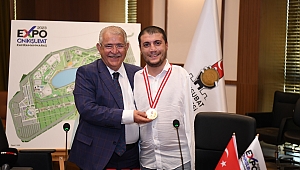 Mahçiçek, Dünya ve Avrupa Şampiyonu Beytullah Eroğlu ile Bir Araya Geldi