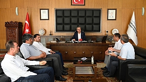 Muhtarlardan Başkan Güngör’e Ziyaret