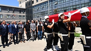Başkan Güngör, Polis Mehmet Özyürek’in Cenaze Törenine Katıldı