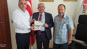 BAŞKAN KOÇKAT ONİKİŞUBAT BELEDİYE BAŞKANI HANEFİ MAHÇİÇEK'İ ZİYARET ETTİ FESTİVALE DAVET ETTİ