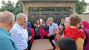 BAŞKAN OKAY, YAHYA KEMAL MAHALLESİNDE VATANDAŞLARLA BİR ARAYA