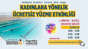 Büyükşehir’den Kadınlar İçin Ücretsiz Yüzme Etkinliği