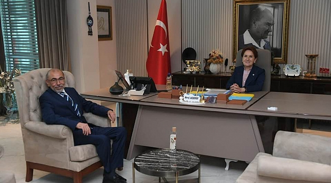 EFSANE SİYASETÇİ HATAY İL BAŞKANI ŞEFİK ÇİRKİN GENEL BAŞKAN AKŞENERİ ZİYARET ETTİ