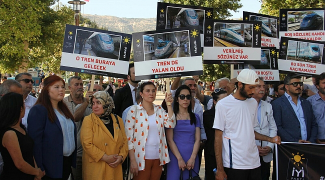 İYİ PARTİDEN HIZLI TREN İLİ İLGİLİ BASIN AÇIKLAMASI
