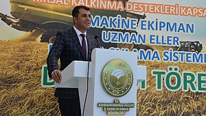 MAKİNE EKİPMAN BİREYSEL SULAMA SİSTEMİ VE UZMAN ELLER PROJESİ DAĞITIM TÖRENİ