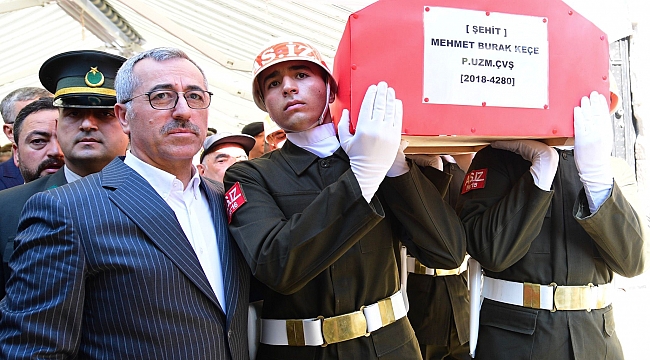 Şehit Keçe’nin Naaşı Toprağa Verildi