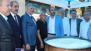 SMMO ODASI BAŞKANI ABDULLAH KALIN VE YÖNETİMİNDEN AŞURE İKRAMI