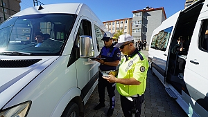 Büyükşehir Zabıtası’ndan Öğrenci Servislerine Sıkı Denetim