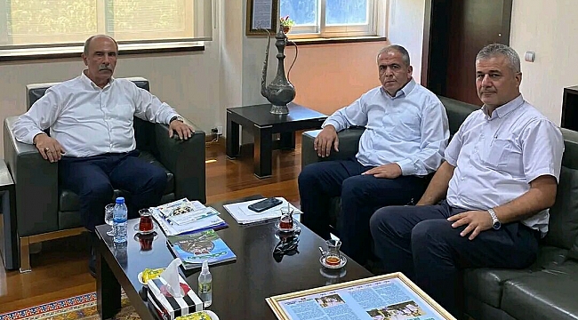 KKTC MARAŞ'LILAR DERNEK BAŞKANI KOÇKAT KMTSO BAŞKANI BALCIOĞLU'NU FESTİVALE DAVET ETTİ