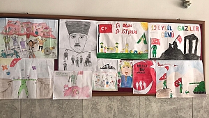 GAZİLER HAFTASINDA ÖNSEN ŞEHİT ÖKKEŞ KORKMAZ İLK-ORTA OKULUNDA ANLAMLI KUTLAMA
