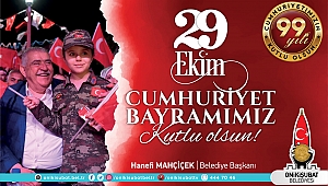 Başkan Mahçiçek’in 29 Ekim Cumhuriyet Bayramı Mesajı