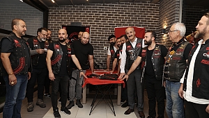 BAŞKAN OKAY, MOTOSİKLET TUTKUNLARIYLA BİR ARAYA GELDİ