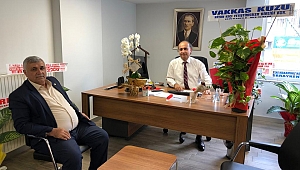 BİRLİK BAŞKANI VAKKAS KUZU'DAN BAŞARILI MÜDÜR KÖŞKER'E HAYIRLI OLSUN ZİYARETİ