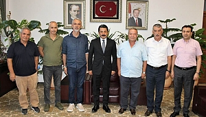 CUMA BAL VE ARKADAŞLARINDAN KAYMAKAM DEMİRYÜREK'E ZİYARET