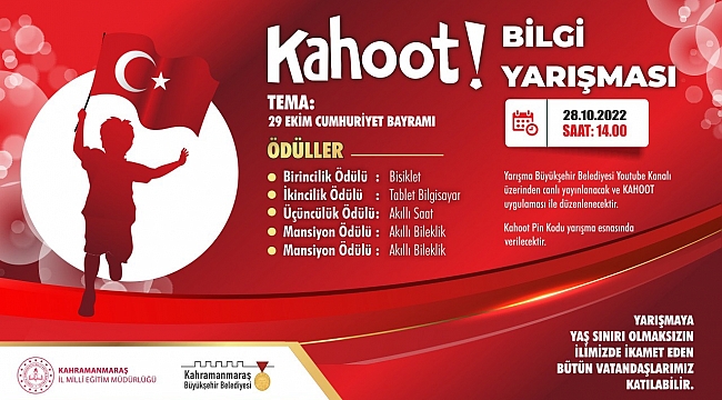 “Cumhuriyet Bayramı” Temalı Bilgi Yarışması Katılımcılarını Bekliyor