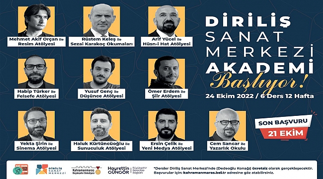 Diriliş Sanat Merkezi’nde Kayıtlar Başladı!