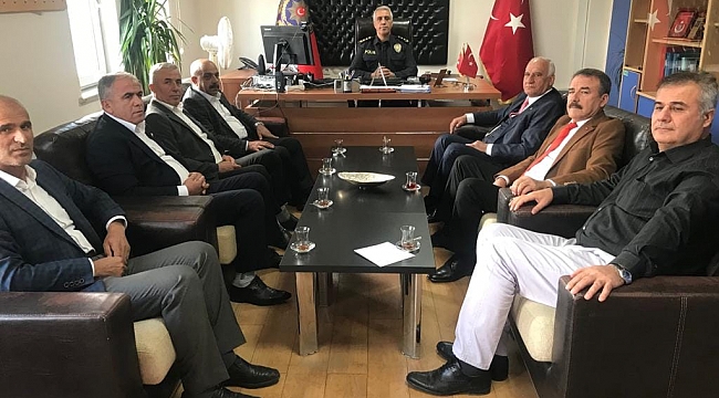 GÖKSUN ODALARINDAN VE STK'LARINDAN EMNİYET MÜDÜRÜNE HAYIRLI OLSUN ZİYARETİ