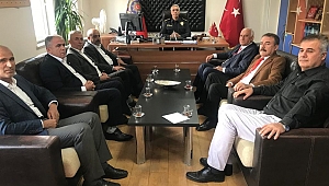 GÖKSUN ODALARINDAN VE STK'LARINDAN EMNİYET MÜDÜRÜNE HAYIRLI OLSUN ZİYARETİ