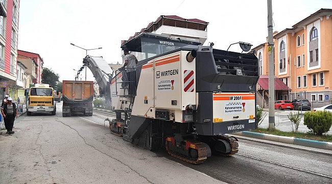 Göksun’un Merkez Bulvarı Büyükşehir’le Güzelleşiyor