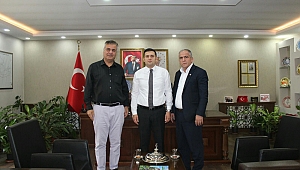 KKTC KAHRAMANMARAŞ'LILAR DERNEK BAŞKANI KOÇKAT'TAN KAYMAKAM CULUKAR'A HAYIRLI OLSUN ZİYARETİ