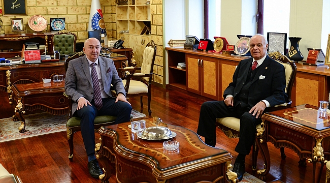 MEB Eski Bakanı ve YÖK Eski Başkanı Prof. Dr. Mehmet Sağlam, Rektör Yasım’ı Ziyaret Etti