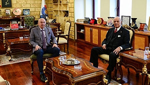 MEB Eski Bakanı ve YÖK Eski Başkanı Prof. Dr. Mehmet Sağlam, Rektör Yasım’ı Ziyaret Etti