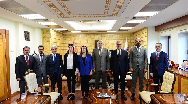 MHP İl Başkanı Ertuğrul Doğan, Rektör Yasım’ı Ziyaret Etti
