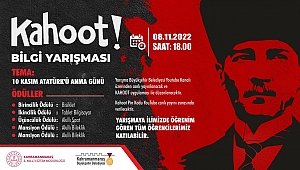 Büyükşehir, “Atatürk’ü Anma Günü” Temalı Kahoot Bilgi Yarışması Düzenliyor